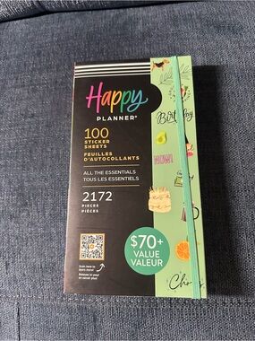 Happy Planner Mega Value Pack Stickers
100 SHEETS - ALL THE ESSENTIALS